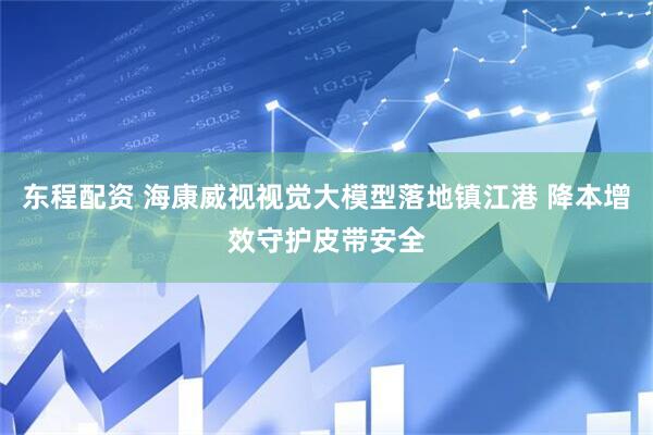 东程配资 海康威视视觉大模型落地镇江港 降本增效守护皮带安全